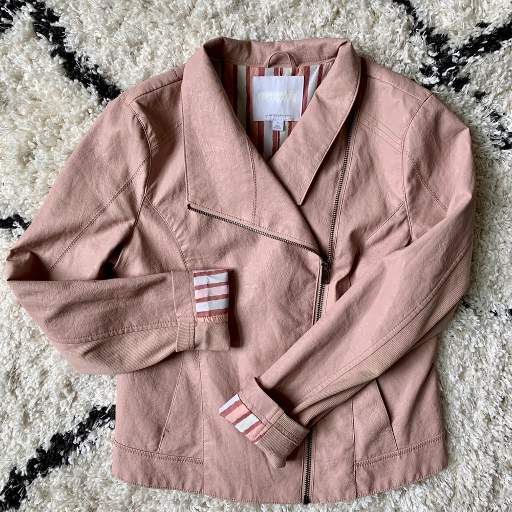 Anthropologie pink jacket